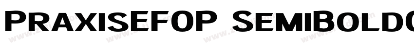 PraxisEFOP SemiBoldO字体转换